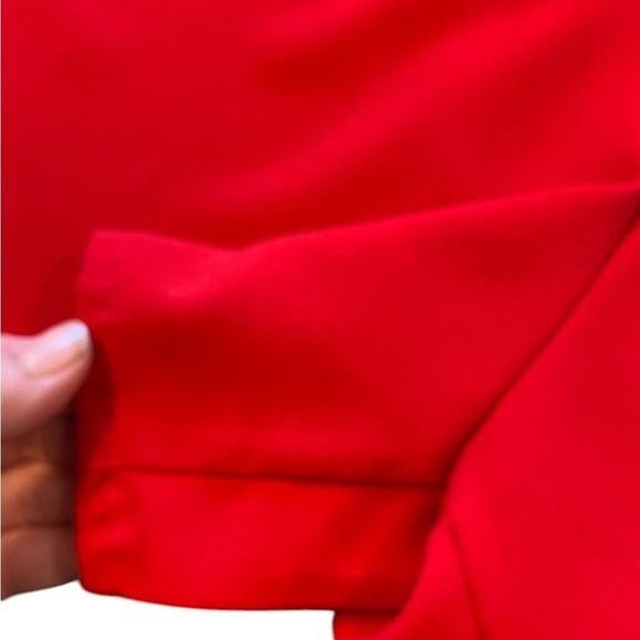 Red high waisted mini shorts , dress shorts - Picture 2 of 7